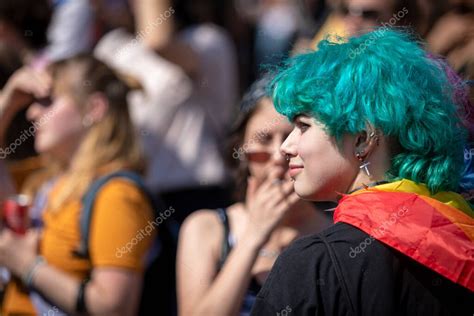 Sofía Bulgaria 18 de junio de 2022 El evento Sofia Pride en apoyo