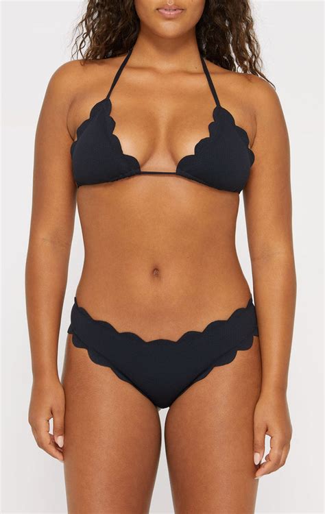 Marysia Womens Broadway Bikini Top In Black Italian Stretch