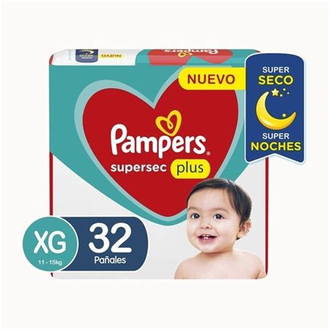 Pampers Pañales Supersec Xg 32 Unidades Pampers Pañales Para Bebé Farmacias Puntofarma