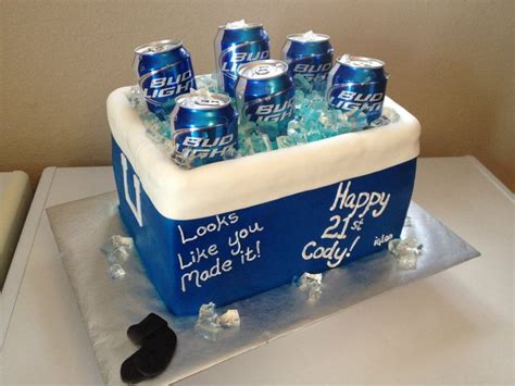 21st Birthday Cake Ideas Beer