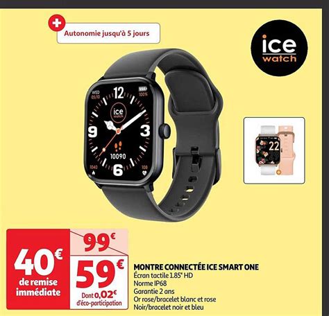 Promo Montre Connectée Ice Smart One chez Auchan iCatalogue fr