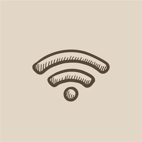 Wifi Hand Drawn Outline Doodle Icon Stock Vector By VisualGeneration