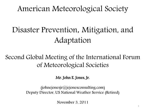 American Meteorological Society Ppt Download