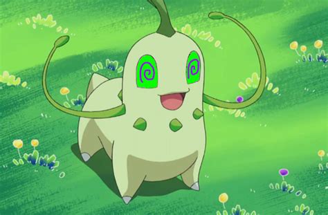 Hypnotized Series Hypnotized Chikorita By Megacrystalswiftail On Deviantart