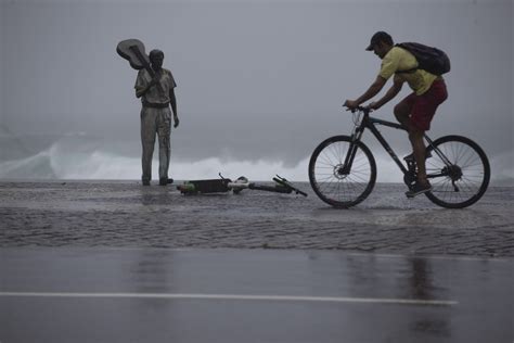 Ciclone Extratropical Se Aproxima Do Rio Trazendo Ventos Fortes De