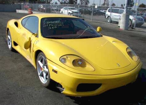 Salvage Exotic Cars for Sale ~ Ferrari Prestige Cars