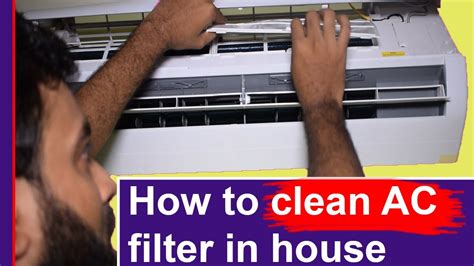 How To Clean Ac Filter In House Clean Air Conditioner How To Clean