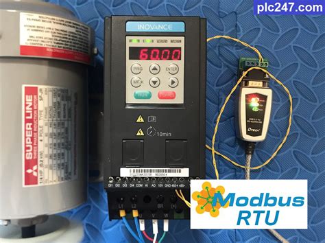 Inovance Md Modbus Rtu Via Modbus Poll Plc