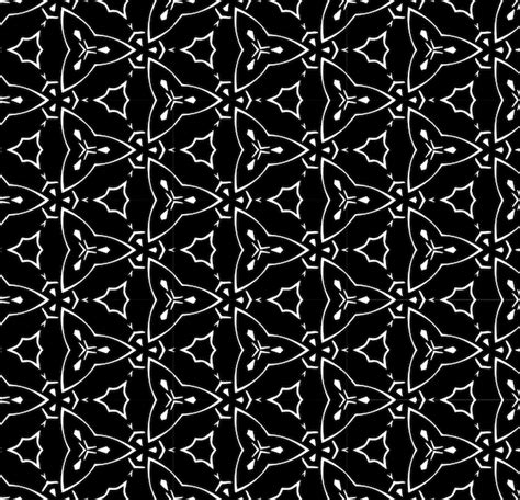 Premium Vector Black And White Seamless Abstract Pattern Background