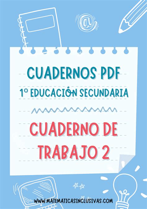 Educaci N Secundaria Cuadernos Matem Ticas Pdf