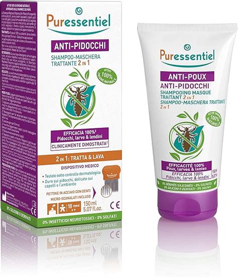 Puressentiel Anti Pidocchi Shampoo Maschera Trattante In