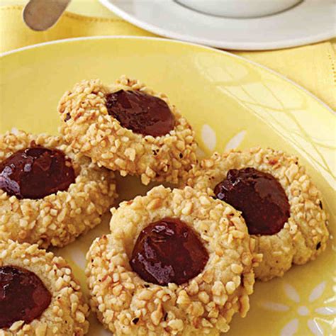 Raspberry Almond Thumbprint Cookies Martha Stewart Raspberry