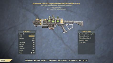 Executioners 25 25 Enclave Plasma Rifle With Flamer Mod Box