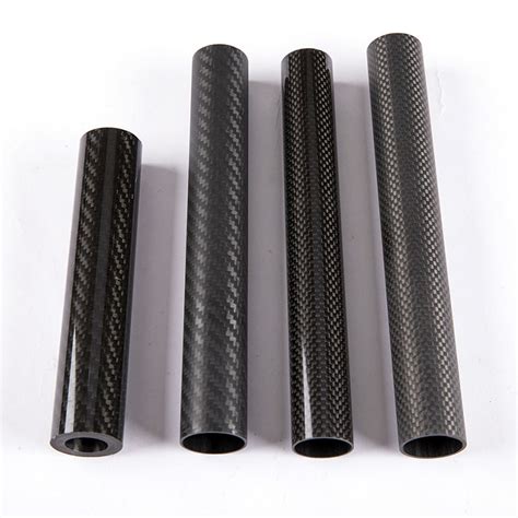 Lightweight K Carbon Fiber Round Tubing Strong Corrosion Resistance