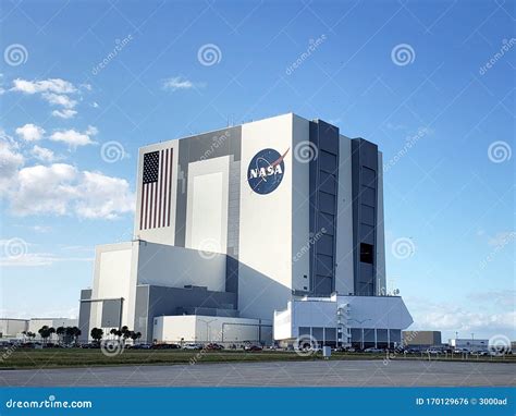 Nasa Space Center Building In Cape Canaveral Florida Editorial Photo