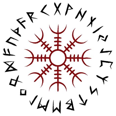 Aegishjalmur Pagan Symbol Stock Vector Image By ©ttd1387 166806128