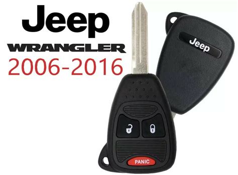 Jeep Wrangler Grand Cherokee Remote Key Fob Control 2006 2016