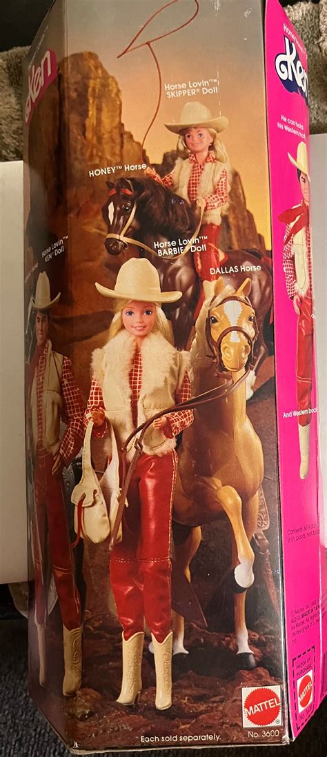 Nrfb 1982 Vintage Barbie Horse Lovin Ken 3600 A Etsy