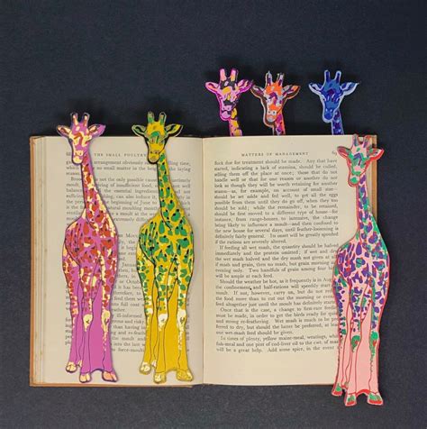 Giraffe Bookmark The Red Door Gallery