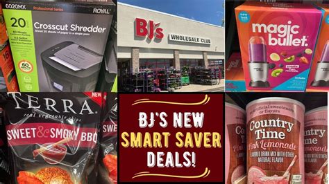 Bj S Wholesale Club New Smart Saver Deals Youtube