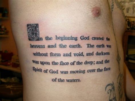 Tattoo Ideas: Bible Verses | TatRing