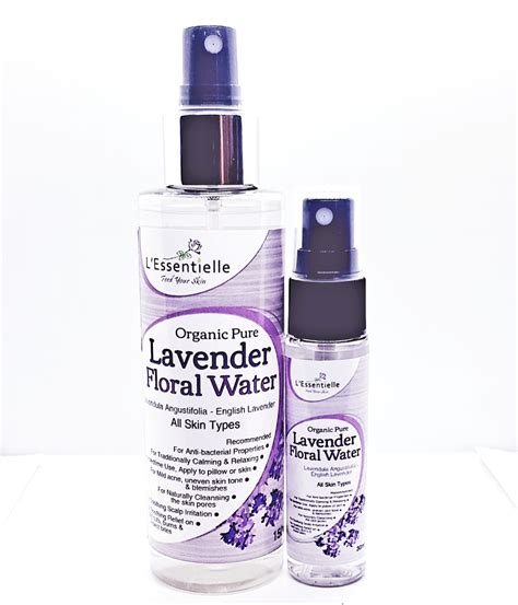 Organic Pure Lavender Hydrosol Floral Water 30ml Lessentielle