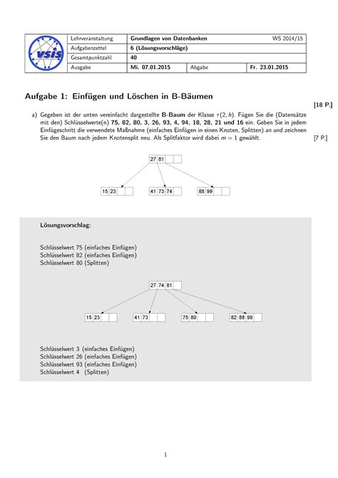 Aufgabenblatt 06Lsg Lernmaterial für Klausur des Moduls