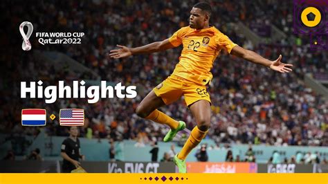 Dutch Score Three Netherlands V Usa Round Of 16 Fifa World Cup Qatar 2022 Youtube