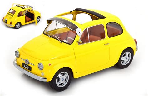 BALOCCO Ingrosso Modellismo Online FIAT 500 F CUSTOM 1968 YELLOW 1 12