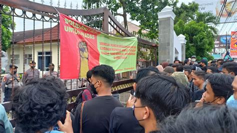 Massa Aksi Solidaritas Untuk Wadas Kecam Tindakan Represif Aparat