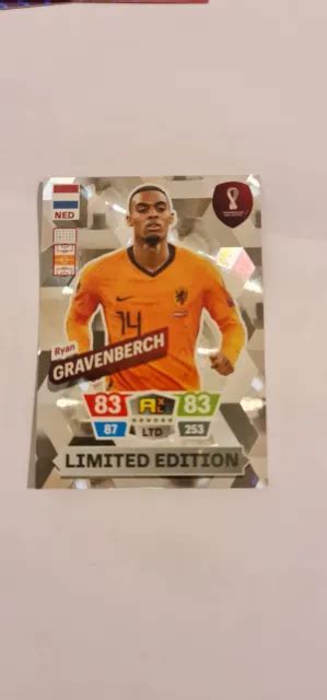 World Cup Qatar 2022 Adrenalyn Xl Ryan Gravenberch Limited Edition £4