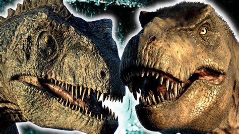 Feathered T Rex Vs Giganotosaurus Jurassic World Evolution 2 Dominion Biosyn Expansion Youtube