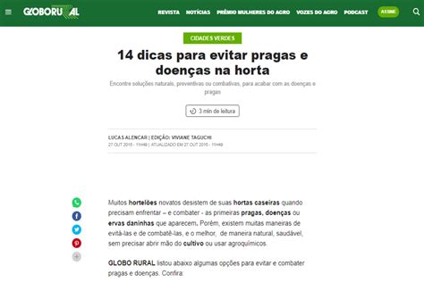 3 Dicas De Como Evitar Pragas Na Horta Confira Portal Atualizei