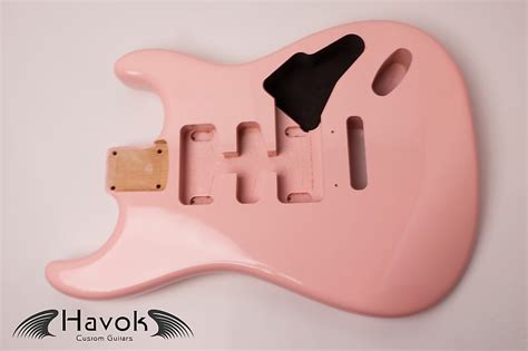 Vintage Pink 2pc Alder Strat Style Body High Gloss Reverb Canada