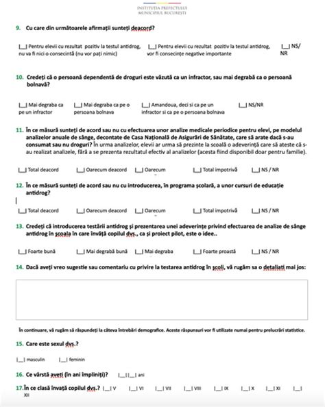 Testarea Antidrog In Scoli La Mana Parintilor Si A Elevilor Majori Ce