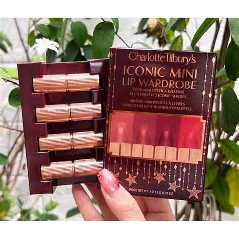 Charlotte Tilbury Iconic Mini Lip Wardrobe Set G X Shopee