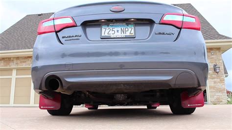 2015 Subaru Legacy 2 5 Nameless Axle Back 4 Muffler YouTube