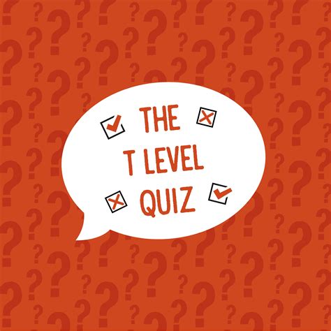 T Levels Quiz Amazing Apprenticeships