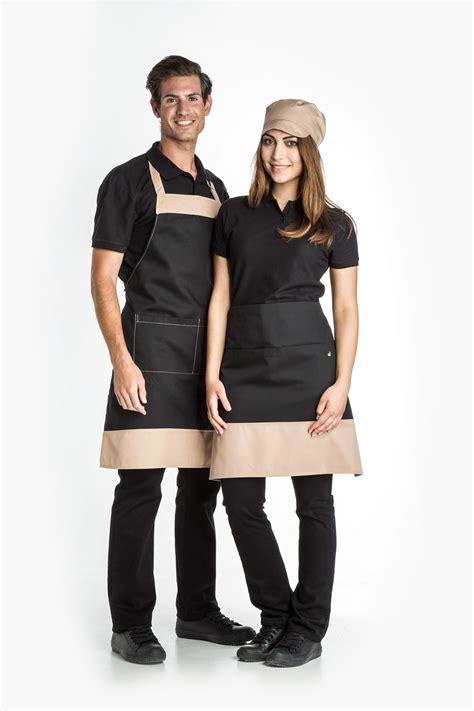 Colour Block Bib Apron Aris Uniforms