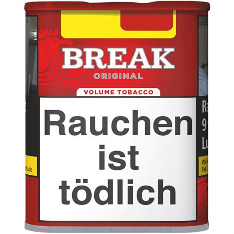 Zigarettentabak Break Original Volumen Gramm Online Kaufen F R Nur