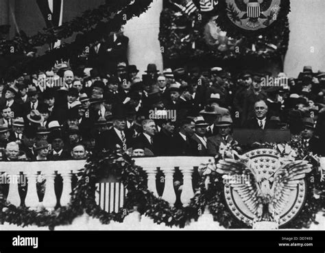 President Franklin Roosevelt Delivering His First Inaugural Address