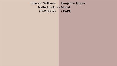 Sherwin Williams Malted Milk Sw Vs Benjamin Moore Monet