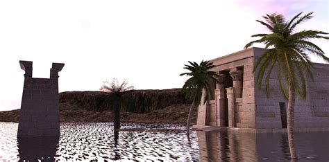 Dendur Temple - 3D Model by dazinbane