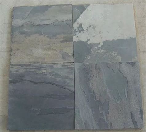 Indian Autumn Rustic Natural Slate Stone Tiles Size 300x300mm At Best