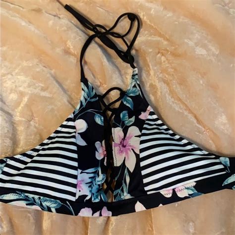 PINK Victoria S Secret Swim Halter Key Hole Bikini Poshmark