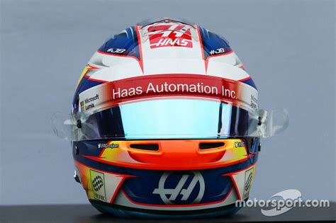 Helmet of Romain Grosjean, Haas F1 Team | Haas f1 team, Helmet, Romain grosjean