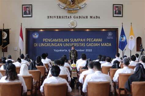 Pengambilan Sumpah Pegawai Di Lingkungan Ugm Direktorat Sumber Daya