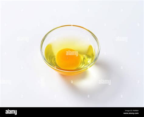 Egg Yolk In Glass Hi Res Stock Photography And Images Alamy