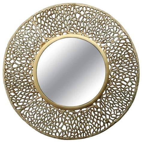 World Menagerie Lianna Coastal Accent Mirror Mirror Lamp Round Wall