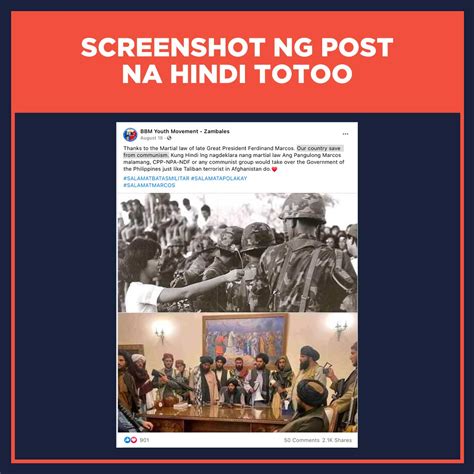 HINDI TOTOO Iniligtas Ng Batas Militar Ni Marcos Ang Filipinas Mula Sa